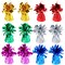 Balloon Weights Pack of 12 with Colorful Foil for Birthday Party Decorations (2.5 x 4.125 inch, 6 Colors)